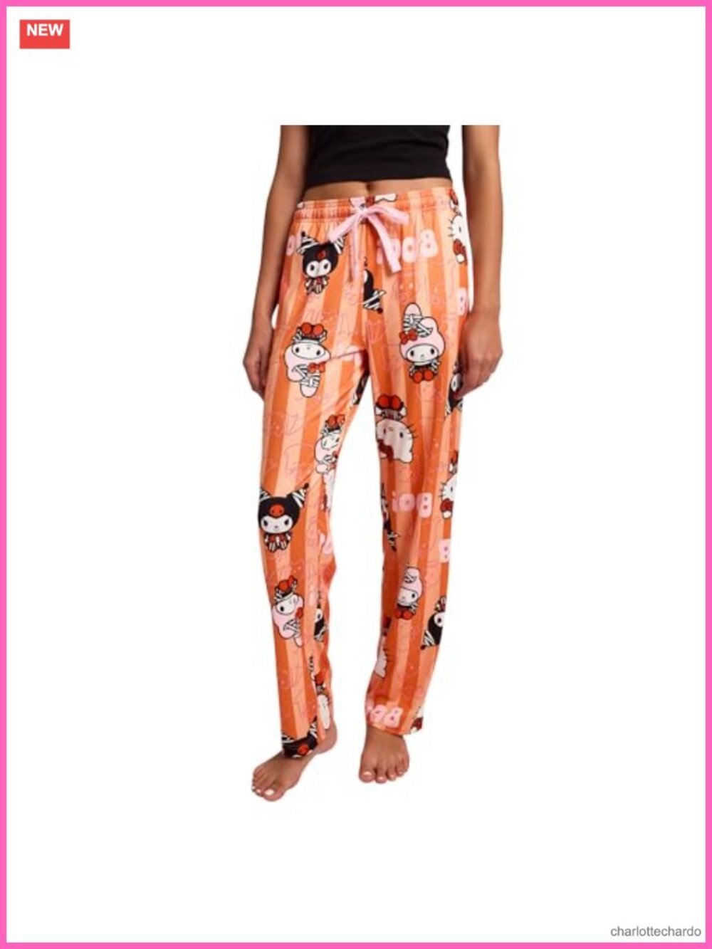 Hello Kitty Halloween Sleep Pajama Pants Women's Lounge X-Large